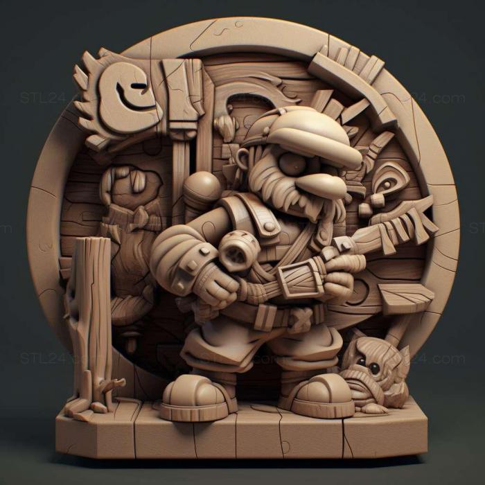 Games (Mercenary Kings 2, GAMES_37690) 3D models for cnc